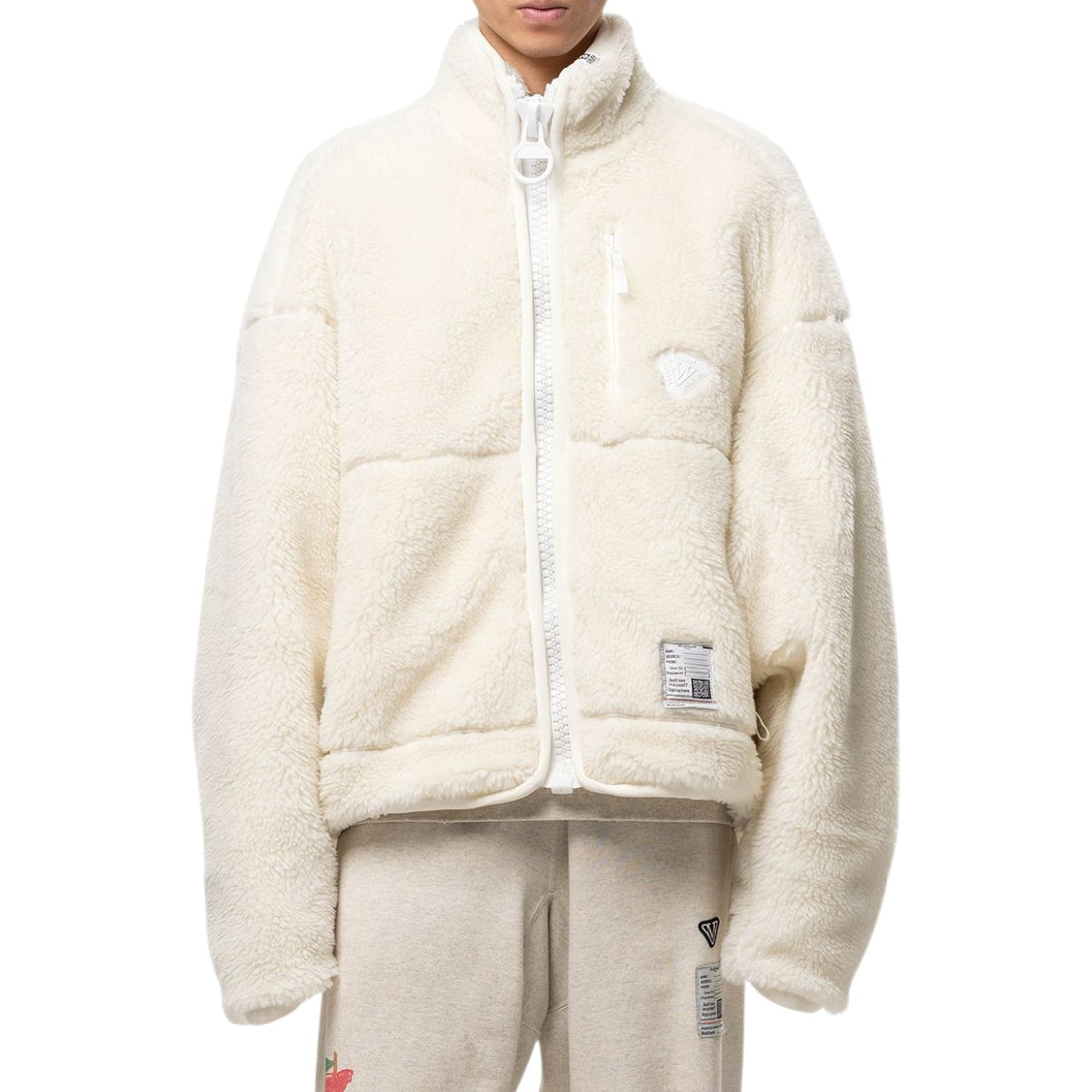 [MAISON MIHARA YASUHIRO]WIDE BACK BOA BLOUSON(J17BL751)