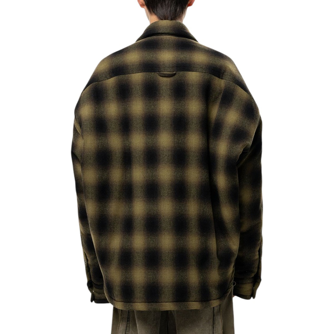 [MAISON MIHARA YASUHIRO]PUFFER CHECK SHIRT(J17SH185)