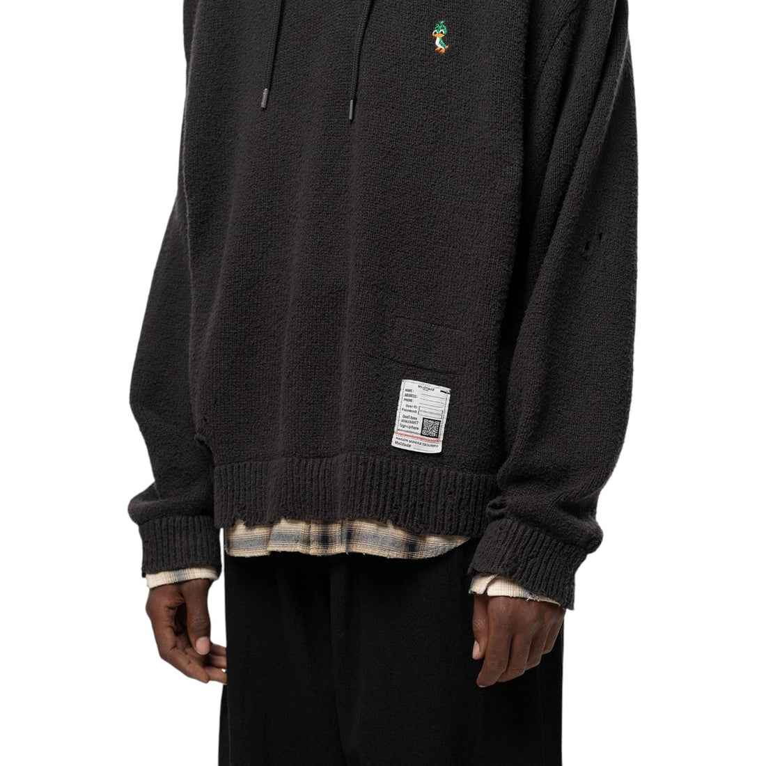 [MAISON MIHARA YASUHIRO]TRIPLE LAYERED SWEAT(J17HD741)