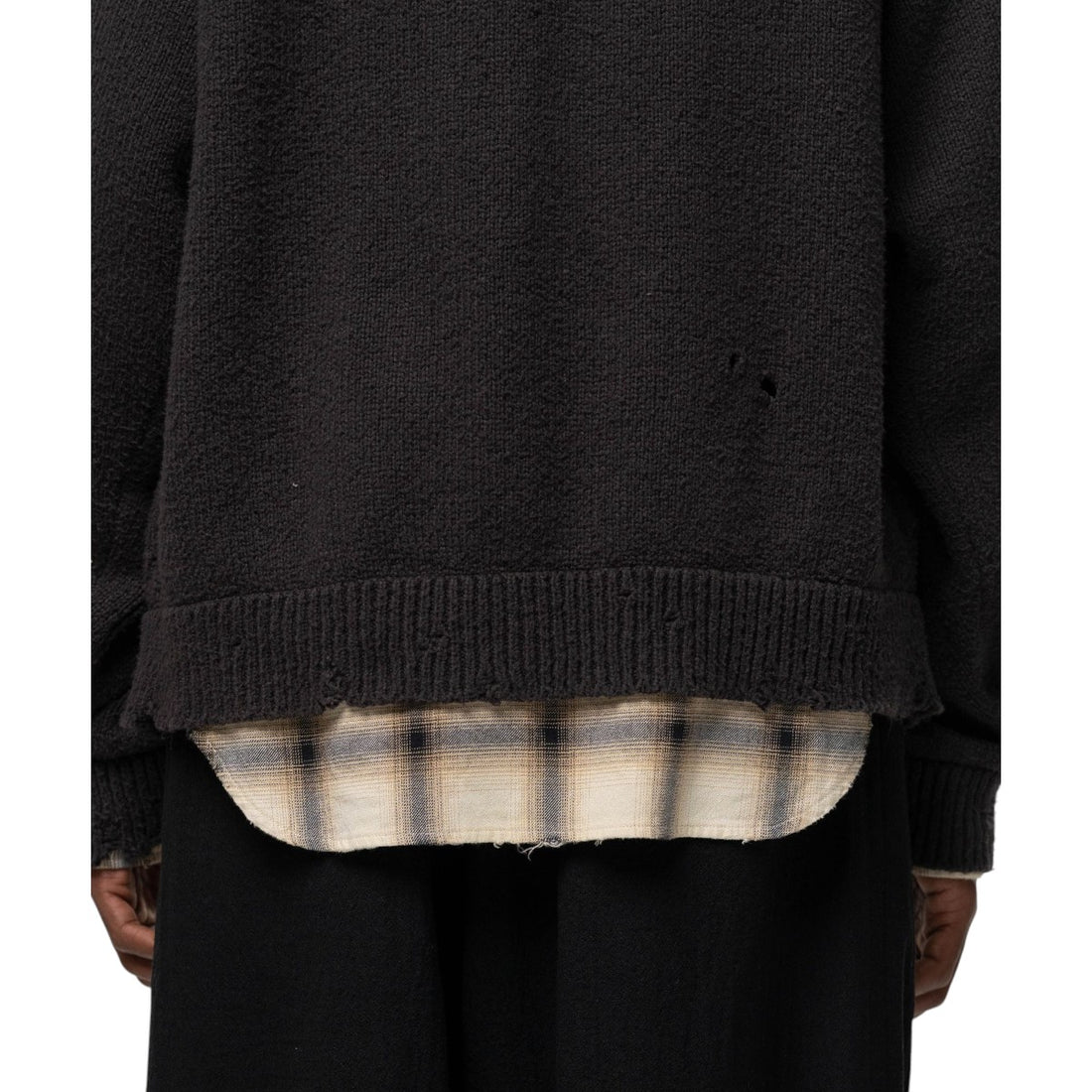 [MAISON MIHARA YASUHIRO]TRIPLE LAYERED SWEAT(J17HD741)