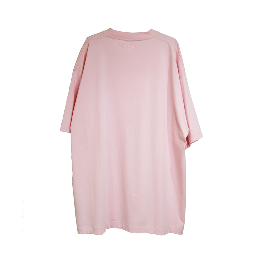[VETEMENTS]MEDIUM T-SHIRT/PINK(UE63TR820)