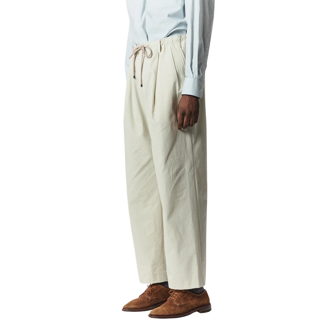 [MARKAWARE] オーガニックGIZA60/3サバイバルクロス® / ダブルプリーテッドイージートラウザーズ (A26C03PT02C)