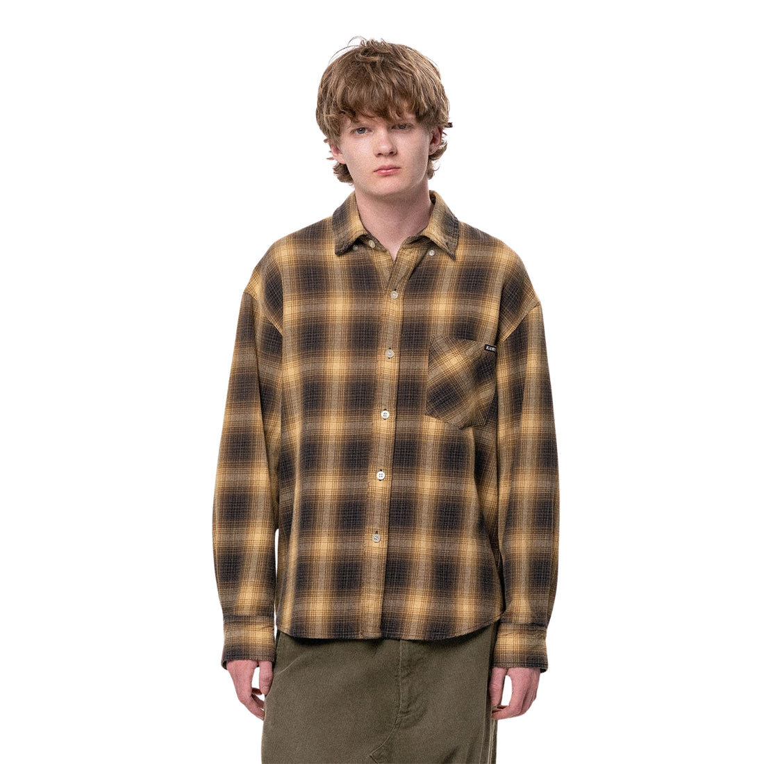[KAMIYA] OG Check Sun Faded B/D Shirt (G17SH040)