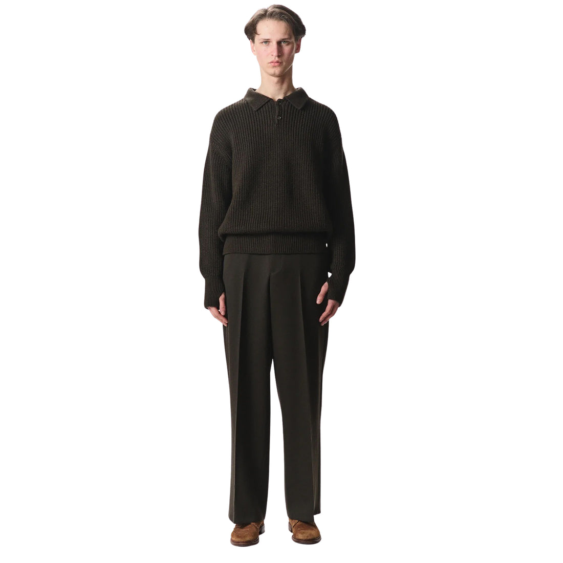[MARKAWARE] ポロワースタキシードクロス / フラットフロントワイドトラウザーズ (A26C15PT02C)