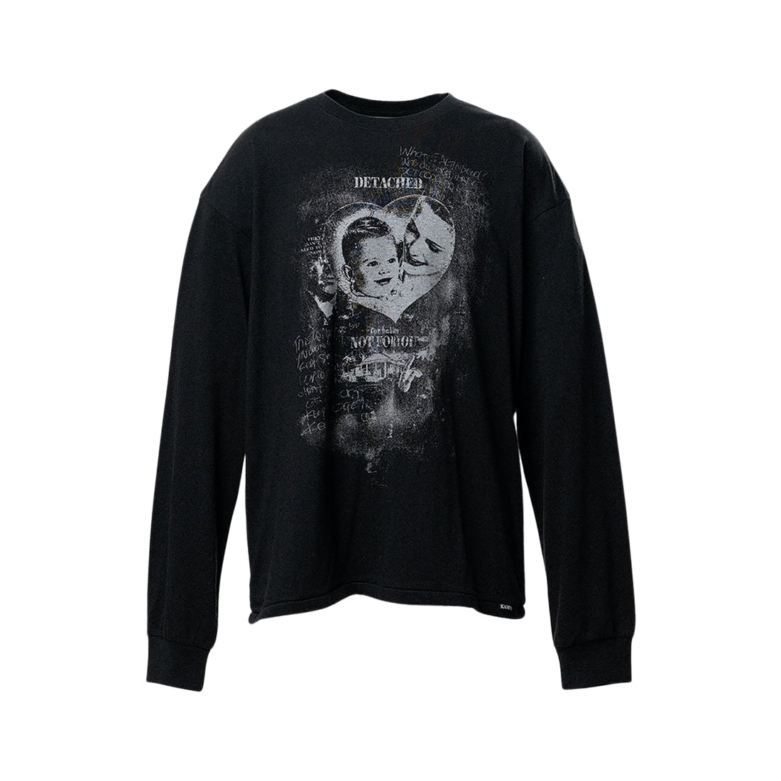[KAMIYA] "DETACHED" L/S T-shirt (G17LT108)