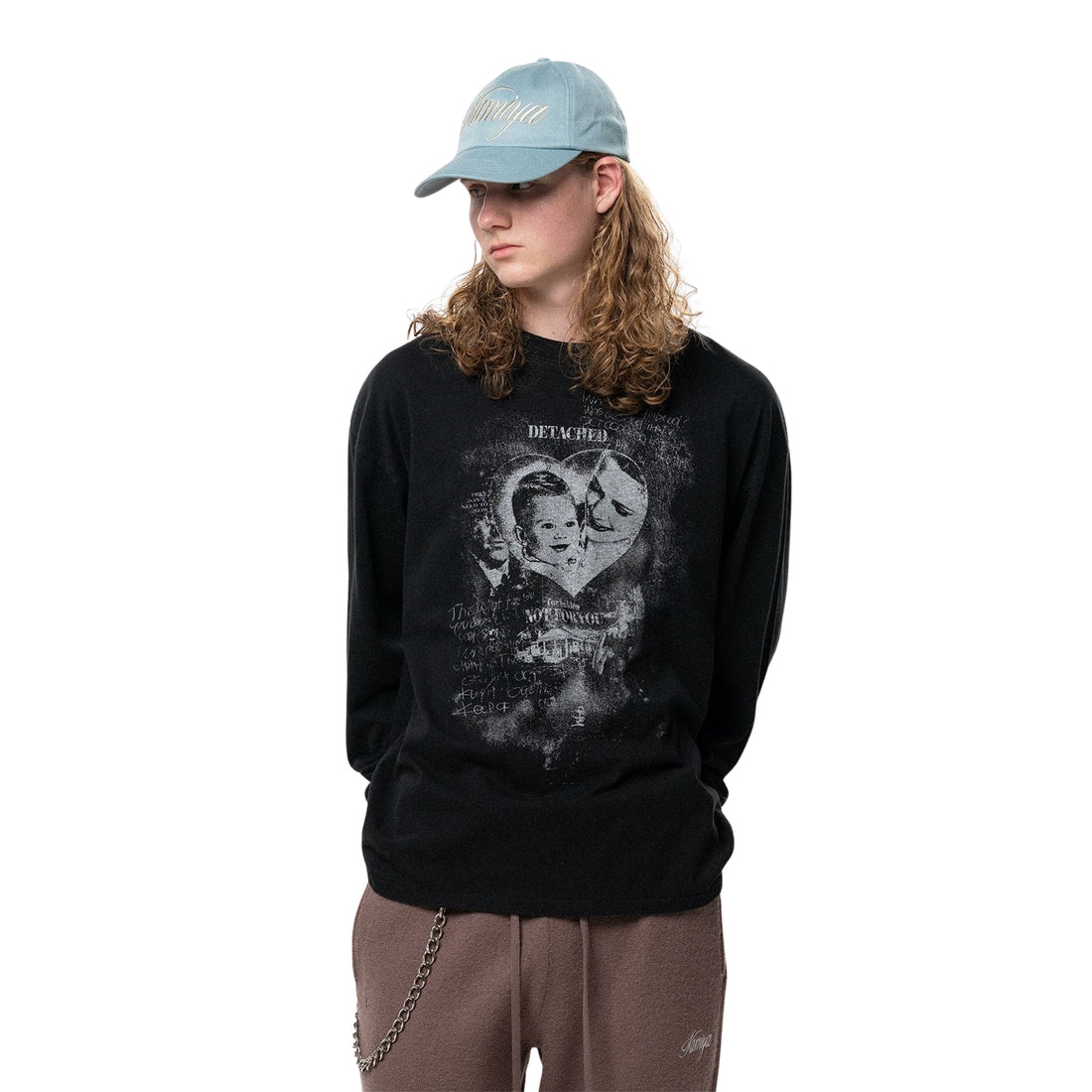 [KAMIYA] "DETACHED" L/S T-shirt (G17LT108)