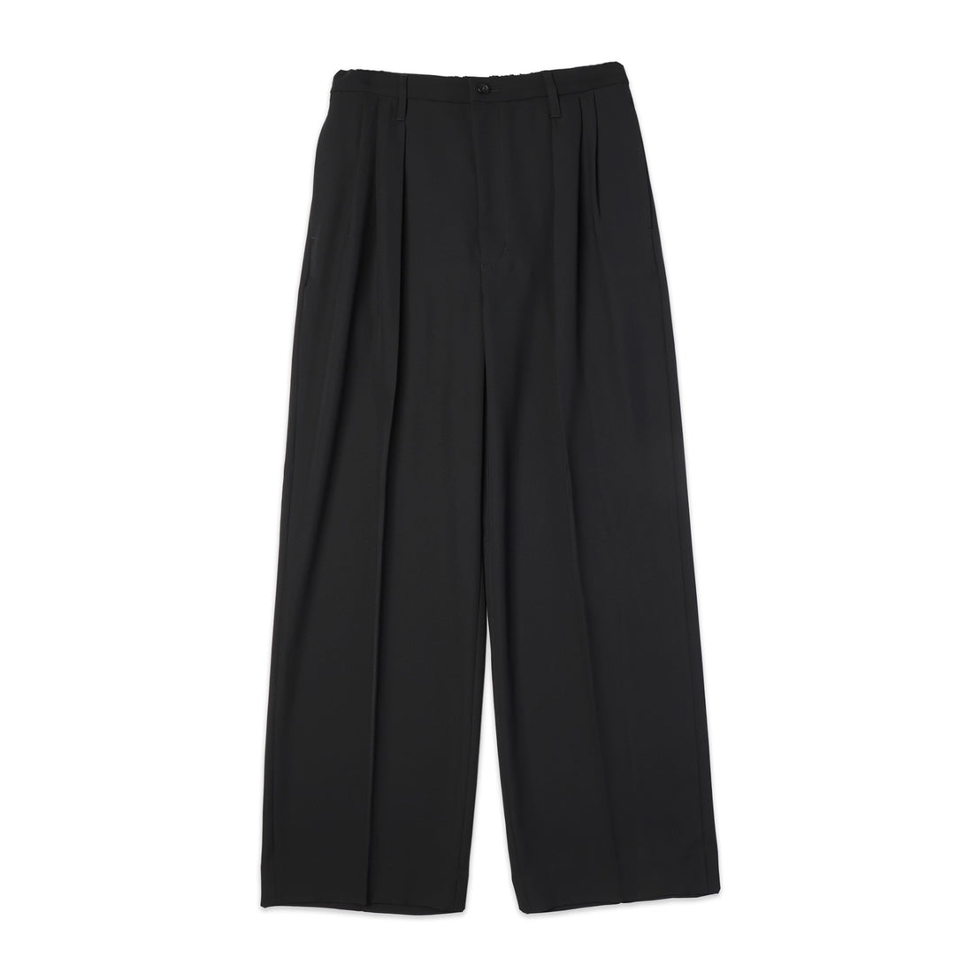 [CULLNI] Double Satin Decorative 3Tuck Wide Pants (26-AW-017)