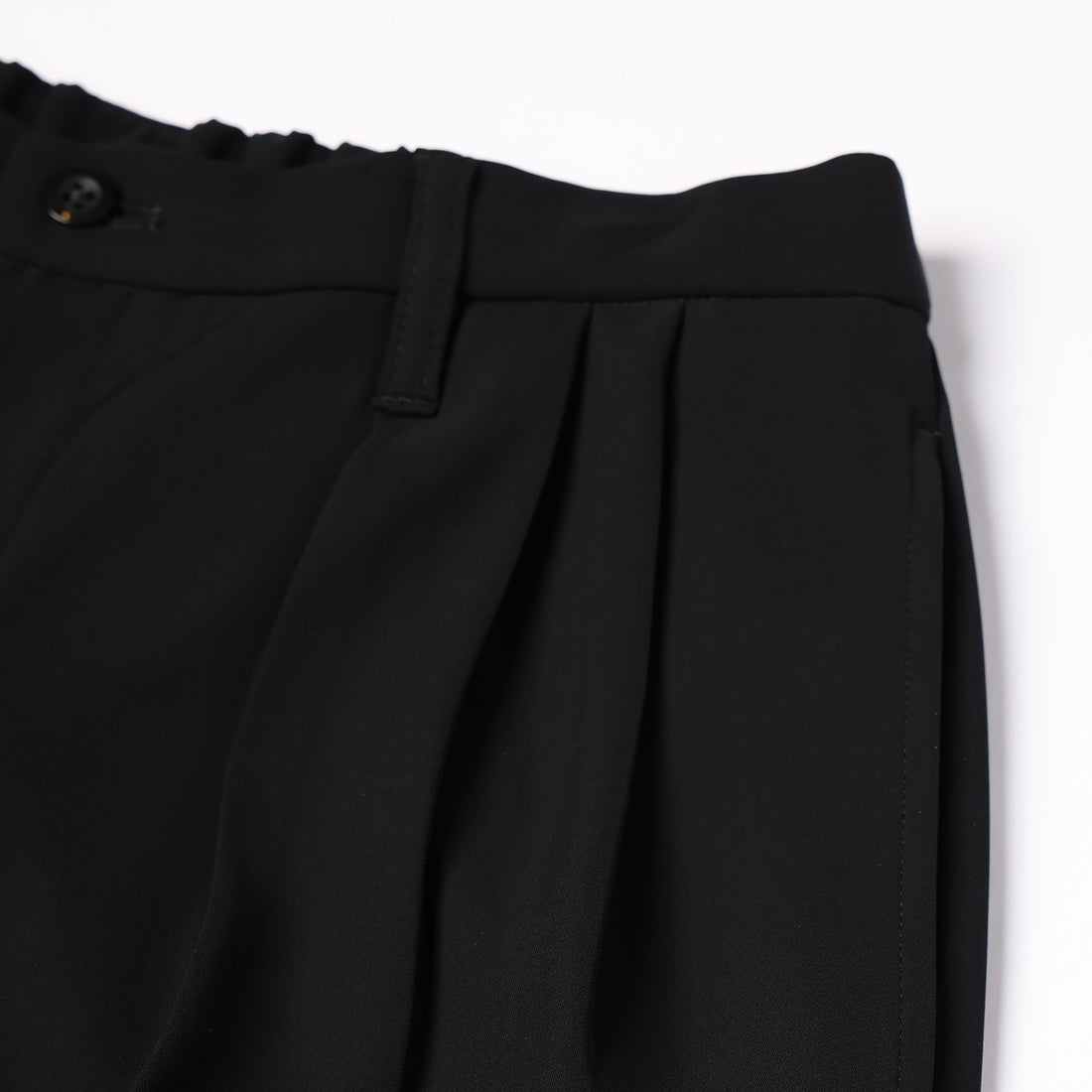 [CULLNI] Double Satin Decorative 3Tuck Wide Pants (26-AW-017)