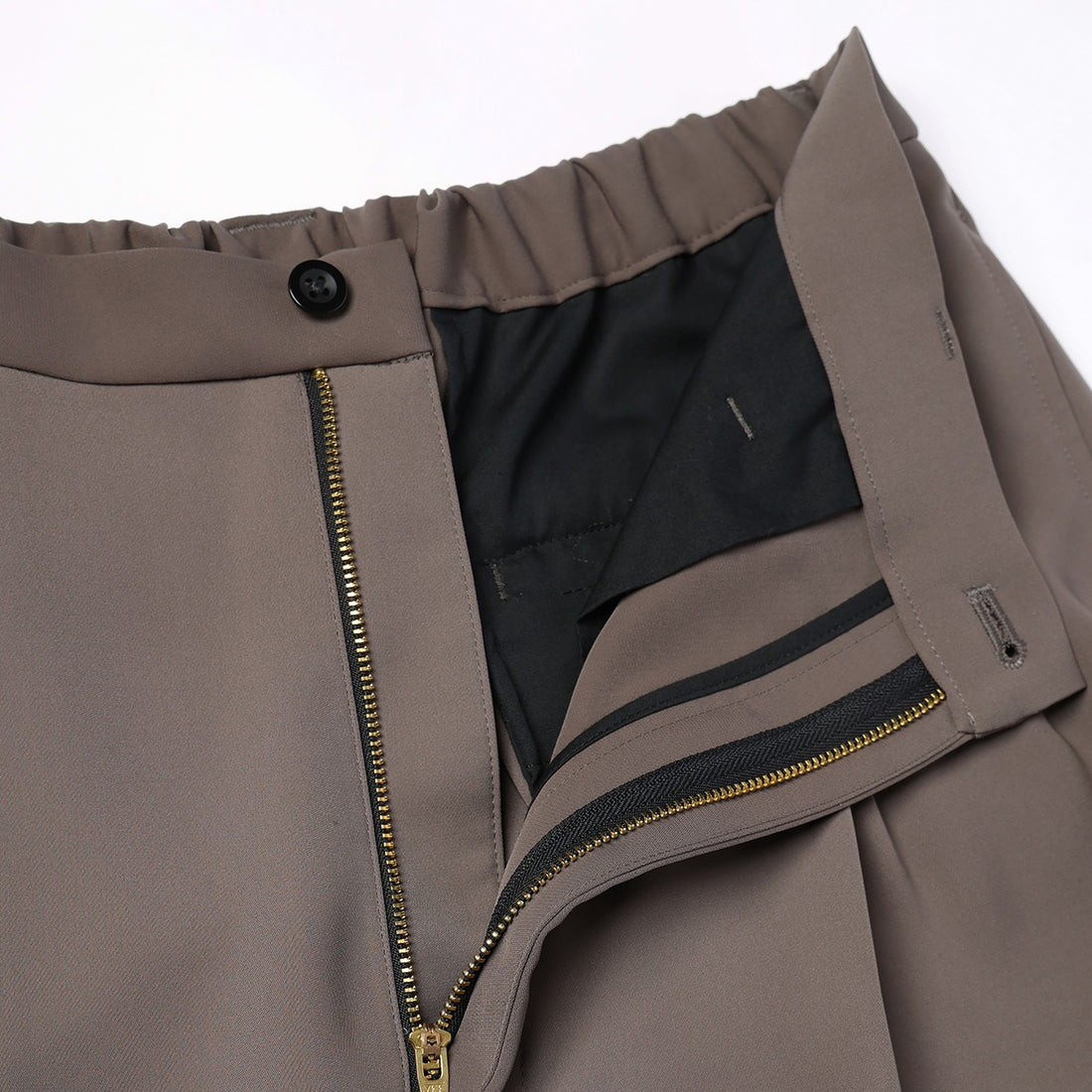 [CULLNI] Double Satin Decorative 3Tuck Wide Pants (26-AW-017)