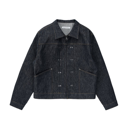 [NO MAINTENANCE] DOUBLE RIVET DENIM JKT (NM-2005-BU-2)