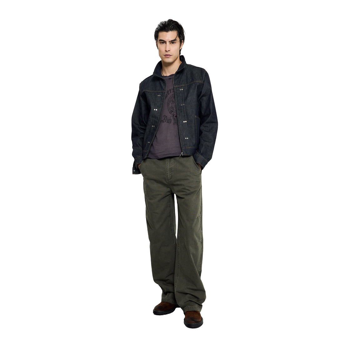 [NO MAINTENANCE] DOUBLE RIVET DENIM JKT (NM-2005-BU-2)