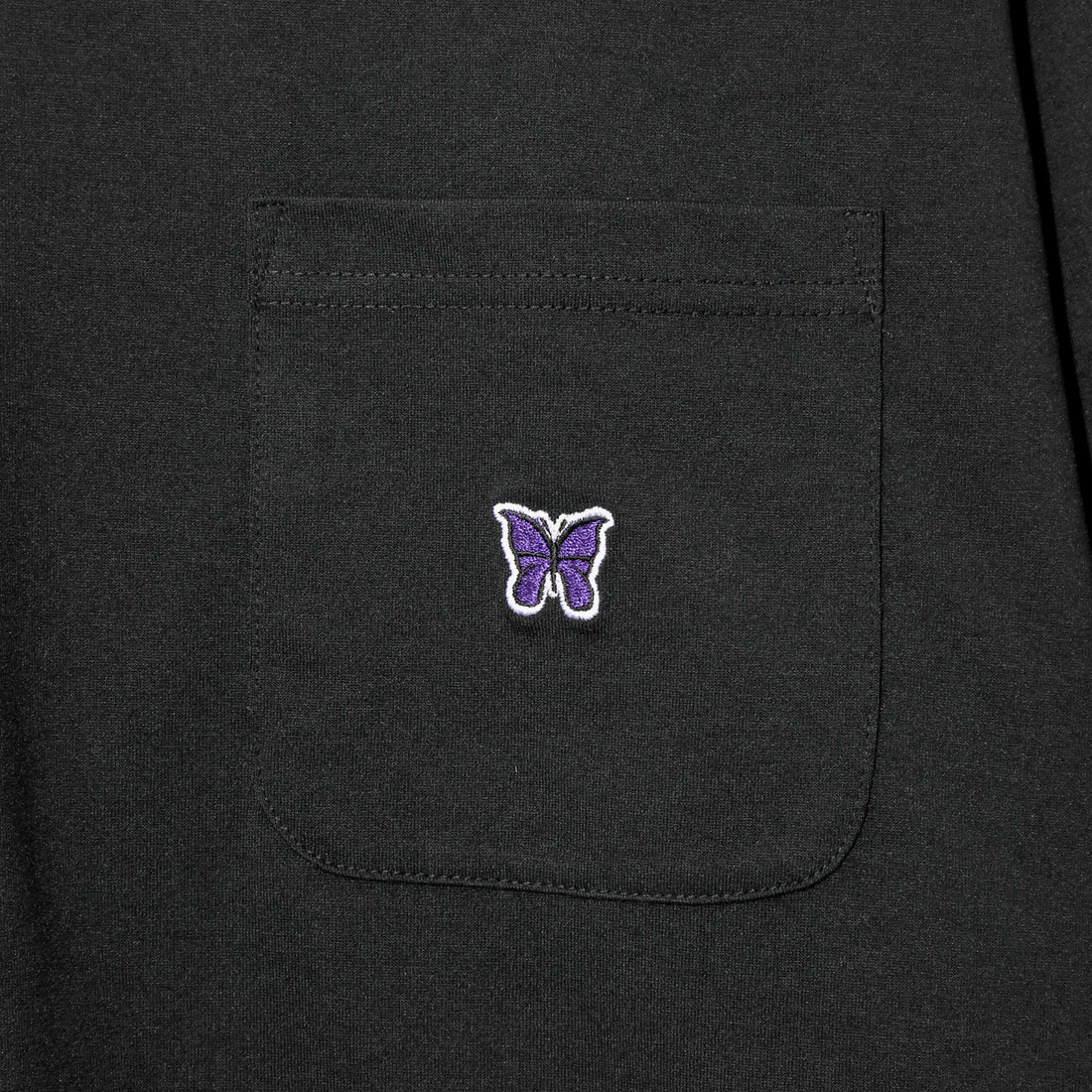 [NEEDLES] L/S Crew Neck Tee - Poly Jersey (TY401A)