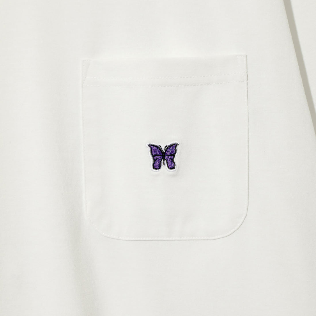 [NEEDLES] L/S Crew Neck Tee - Poly Jersey (TY401A)