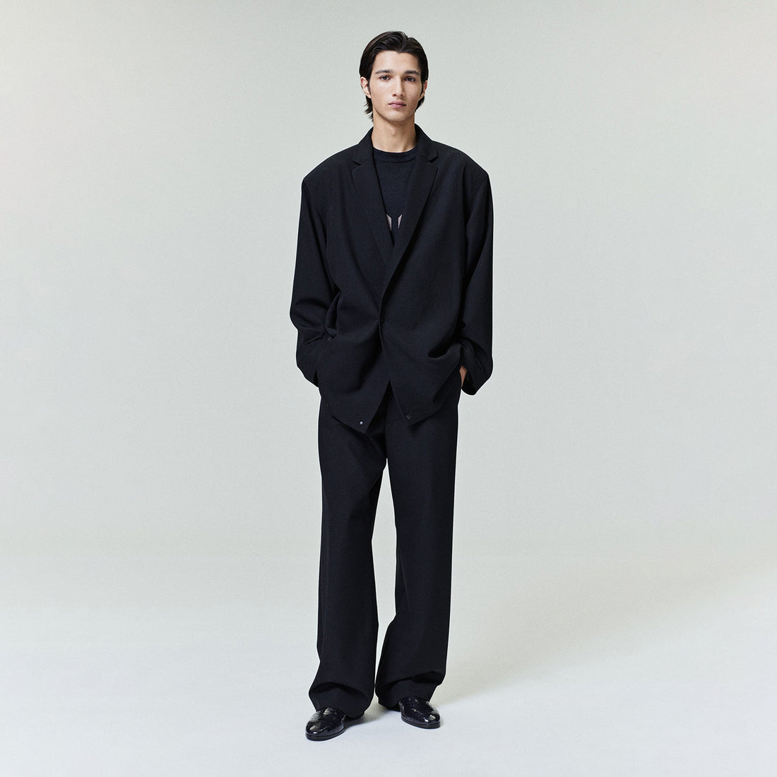 [FEAR OF GOD] Wool Ripstop Relaxed Long Jacket (624TWR)