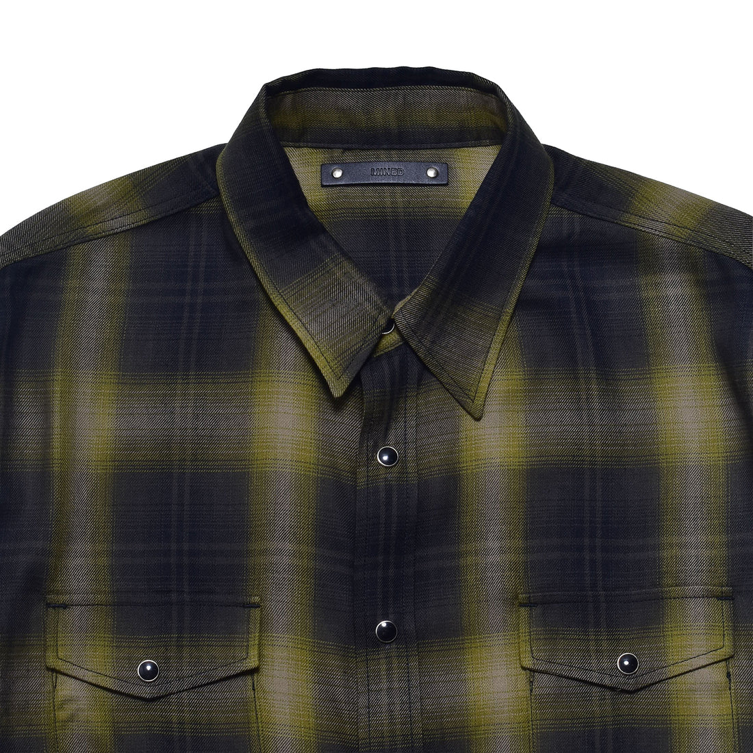 [MINEDENIM] R.Plaid Western SH (2604-5001)