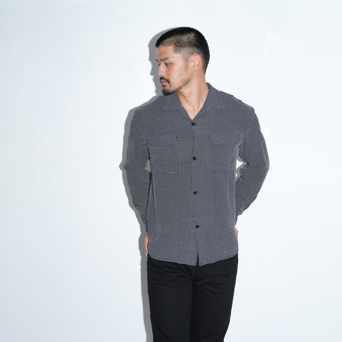 [RATS] SASHIKO DOBBY SHIRT (26'RS-0306)