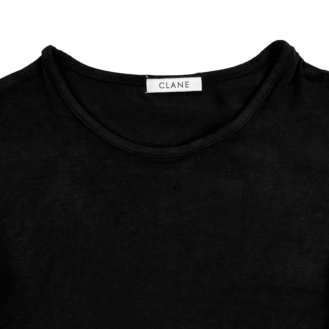 [CLANE]SOFT SHEER COMPACT TOPS/BLACK(10105-1243)