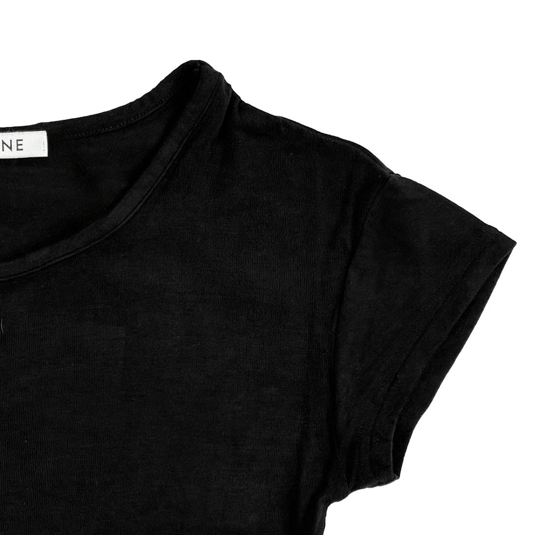 [CLANE]SOFT SHEER COMPACT TOPS/BLACK(10105-1243)