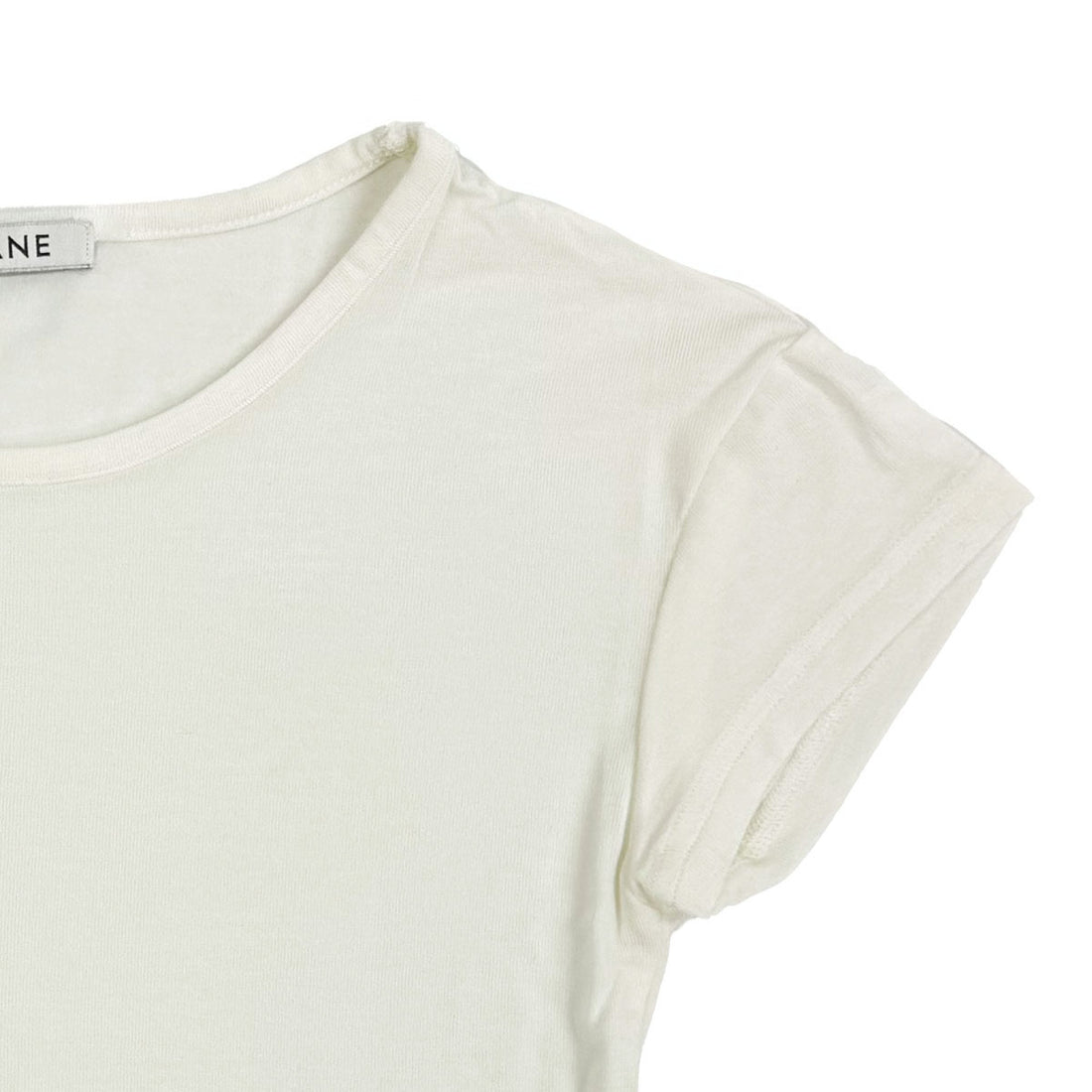 [CLANE]SOFT SHEER COMPACT TOPS/WHITE(10105-1243)