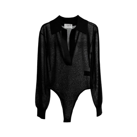 [CLANE]SKIPPER KNIT BODYSUITS/BLACK(10106-2183)