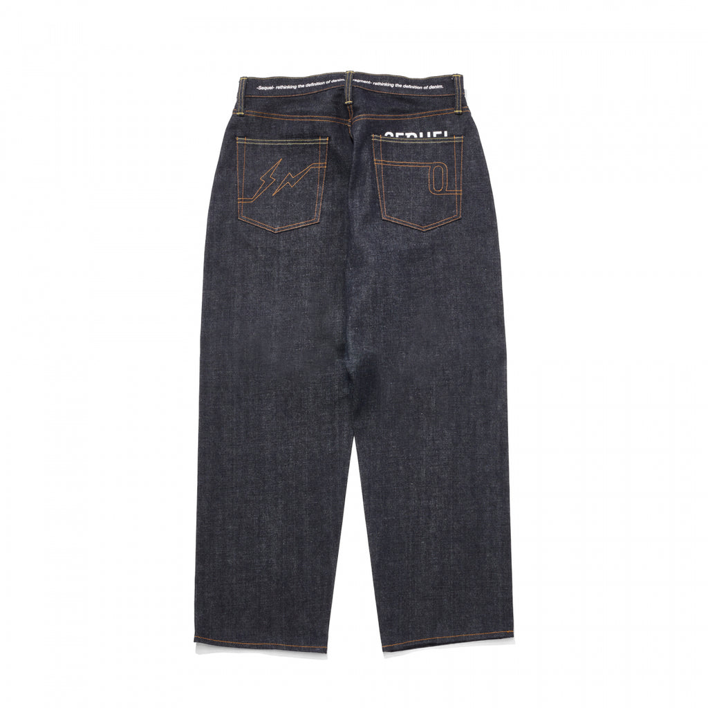 FRAGMENT × SEQUEL]RIGID DENIM PANTS/INDIGO(SQ-23AW-PT-02) – R&Co