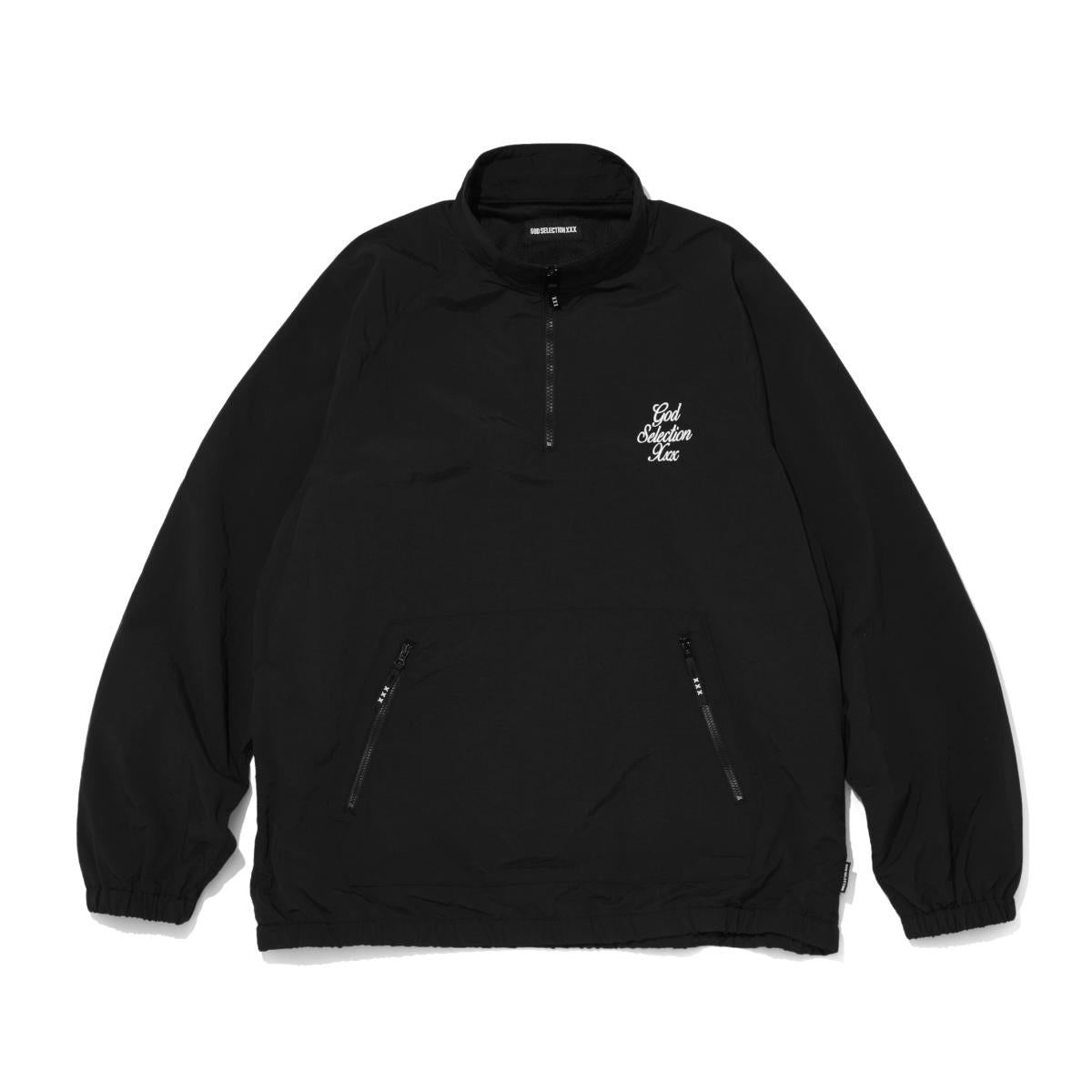 GOD SELECTION XXX]HALF ZIP JACKET/BLACK(GX-A26-JK-01) – R&Co.
