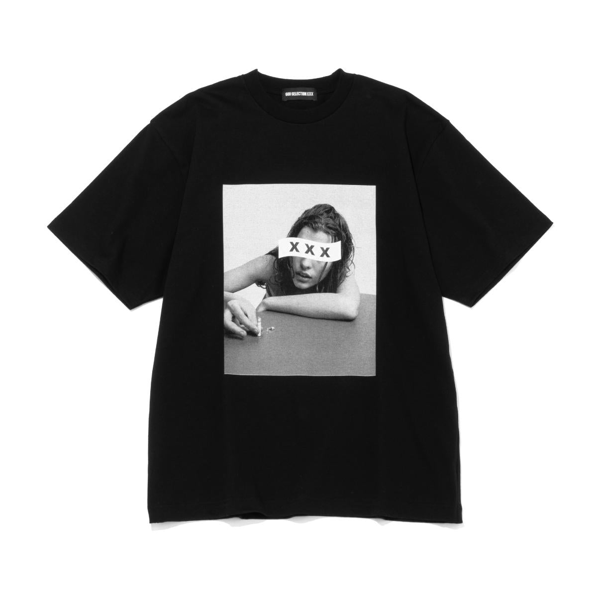 【A296】Tシャツ GOD SELECTION XXX ブラック×プリント GOD SELECTION XXX - GX-A26-ST-03 T-SHIRT BLACK | River
