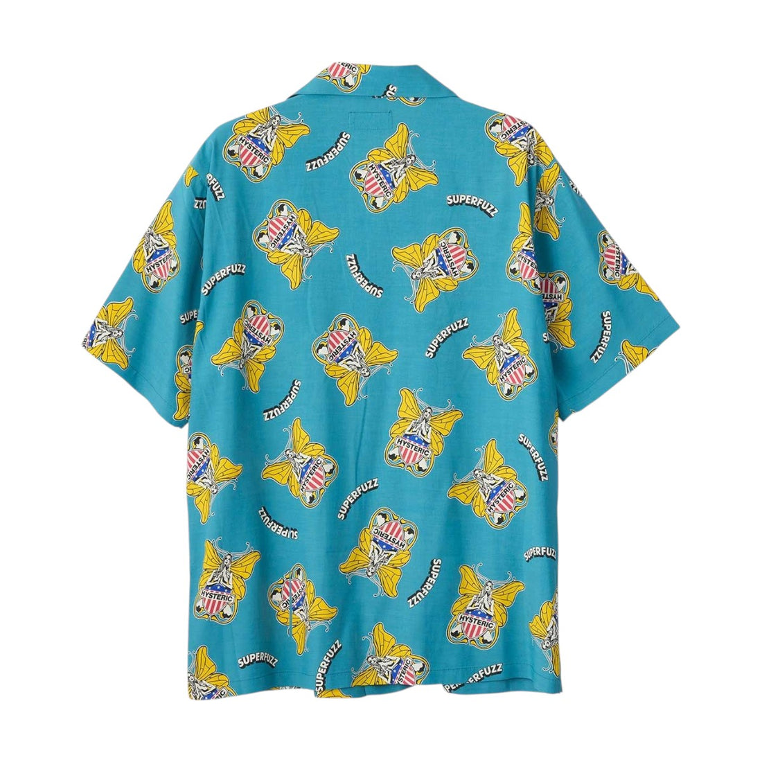 [HYSTERIC GLAMOUR]LEVITATED GIRL柄オープンカラーシャツ(02261AH10)