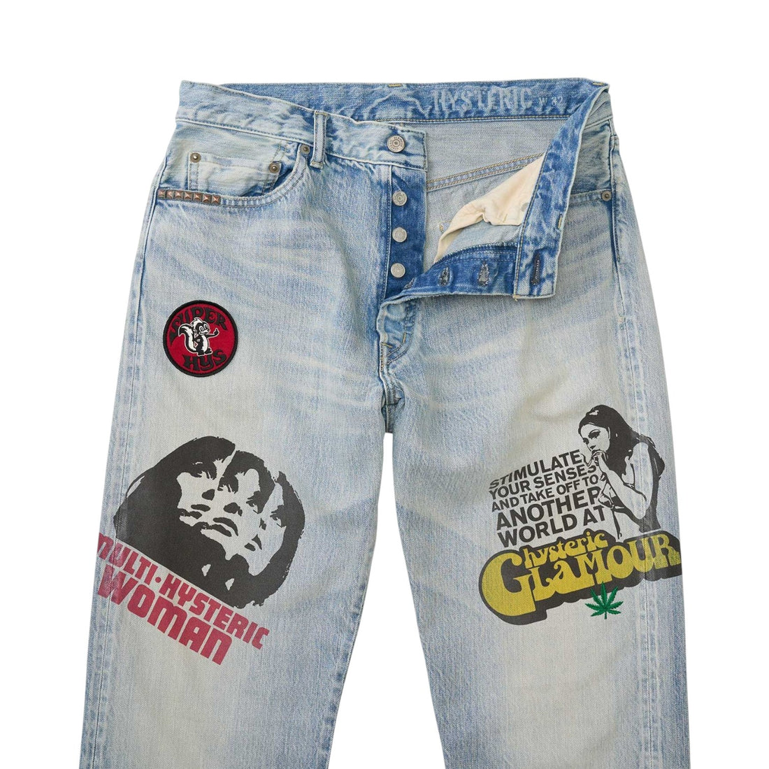 [HYSTERIC GLAMOUR]HYSTERIC DAYS 50’S XXストレートデニムパンツ(02261AP07)
