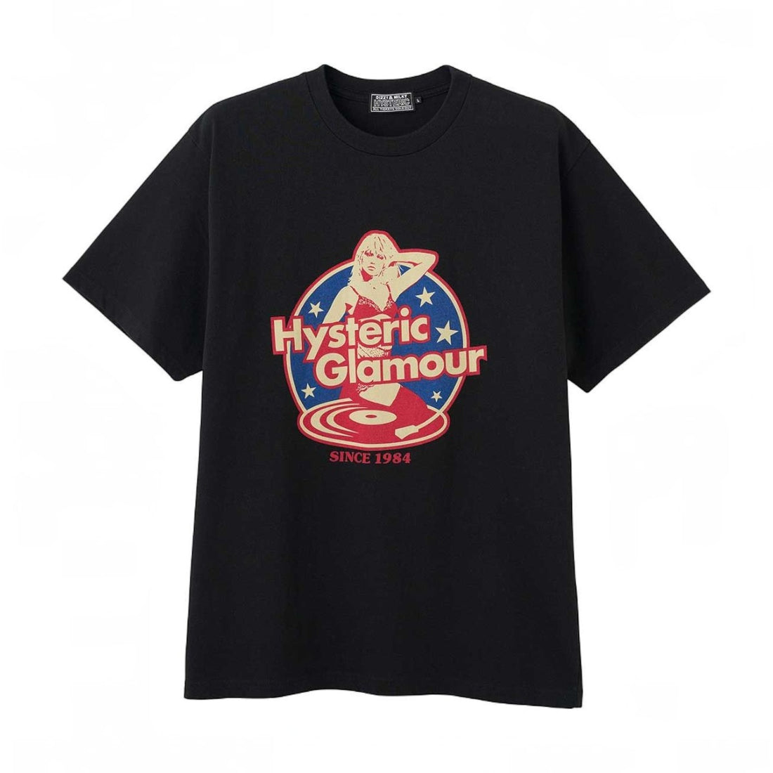 [HYSTERIC GLAMOUR]HYSTERIC RECORDS Tシャツ(02261CT34)
