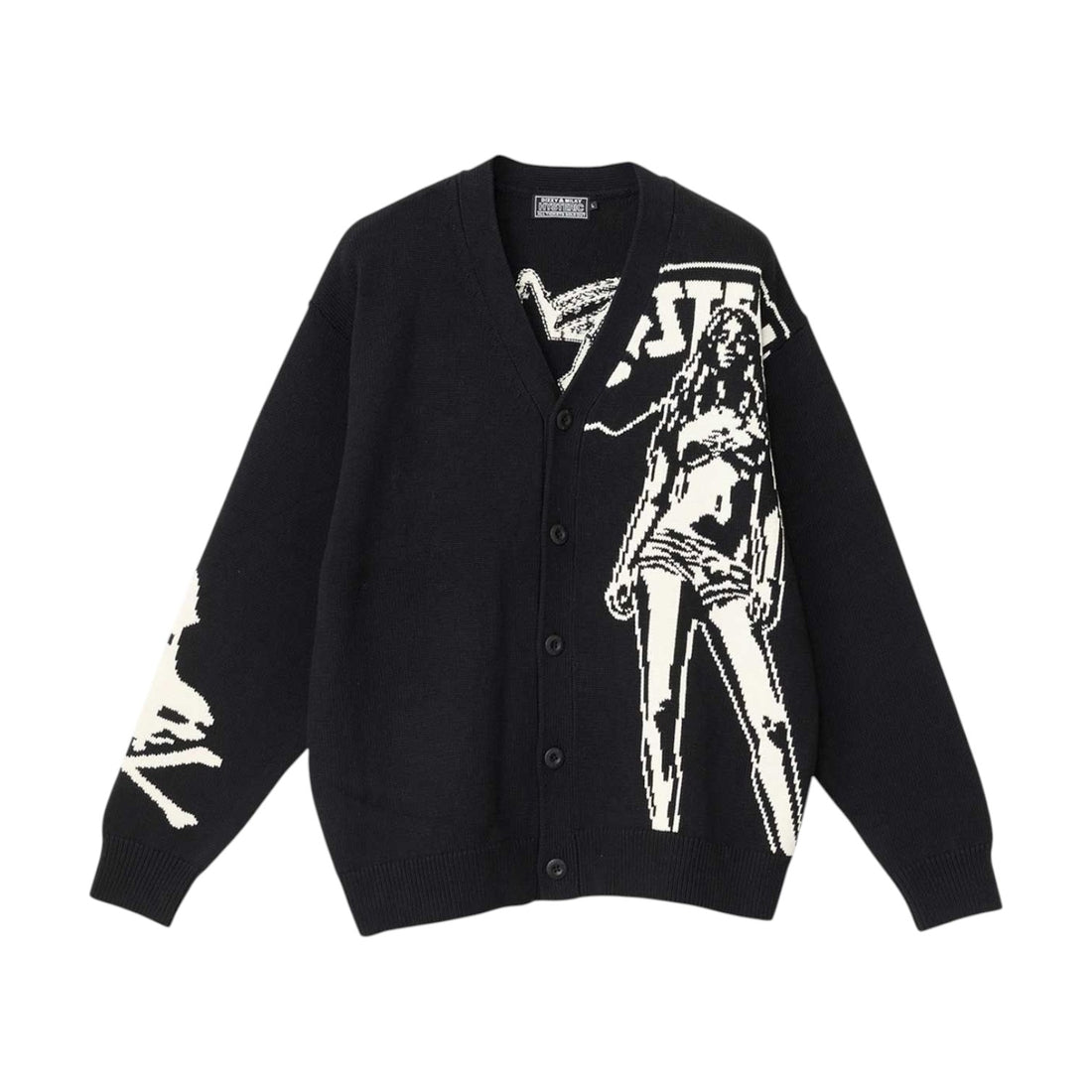 [HYSTERIC GLAMOUR]HYSTERIC WOMAN編込 カーディガン(02263ND01)