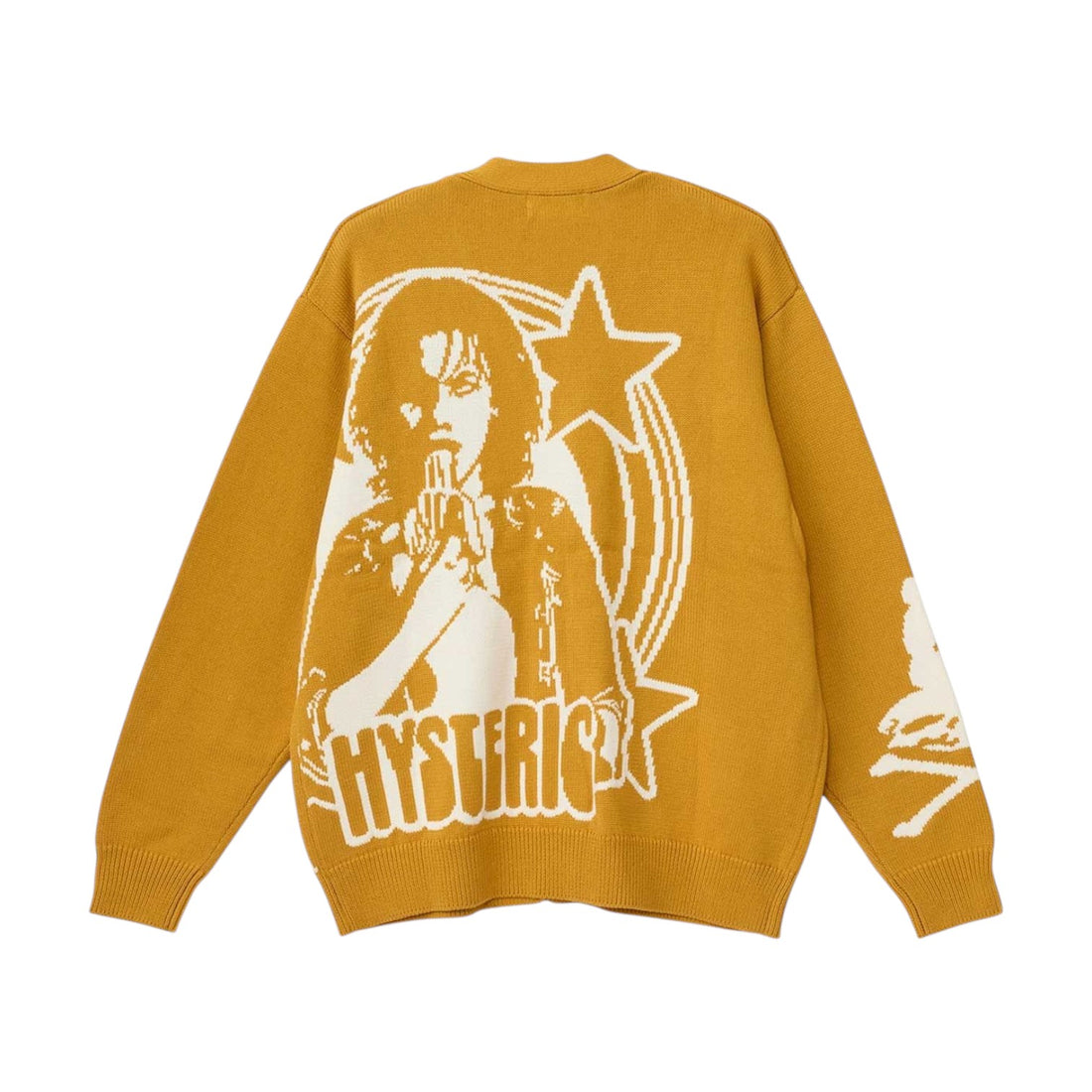 [HYSTERIC GLAMOUR]HYSTERIC WOMAN編込 カーディガン(02263ND01)