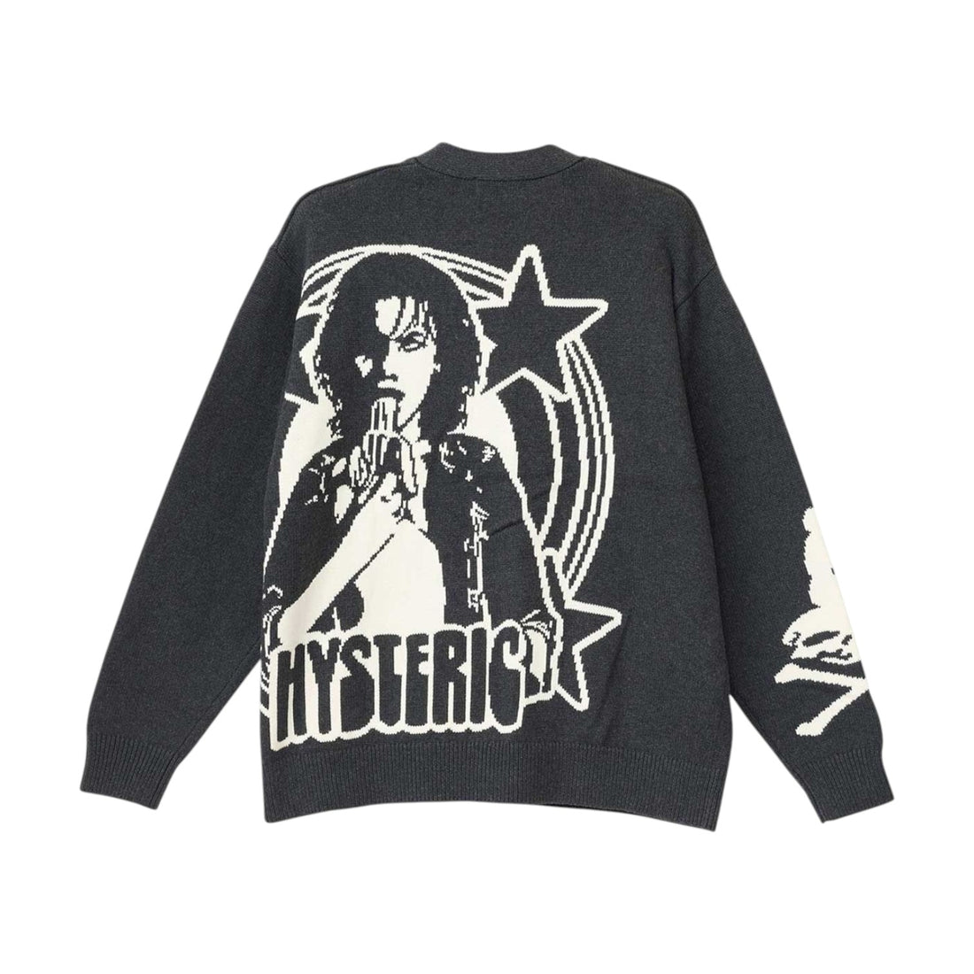 [HYSTERIC GLAMOUR]HYSTERIC WOMAN編込 カーディガン(02263ND01)