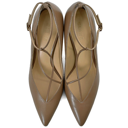 [CLANE]MIX LINE PUMPS/BEIGE(11115-8402)