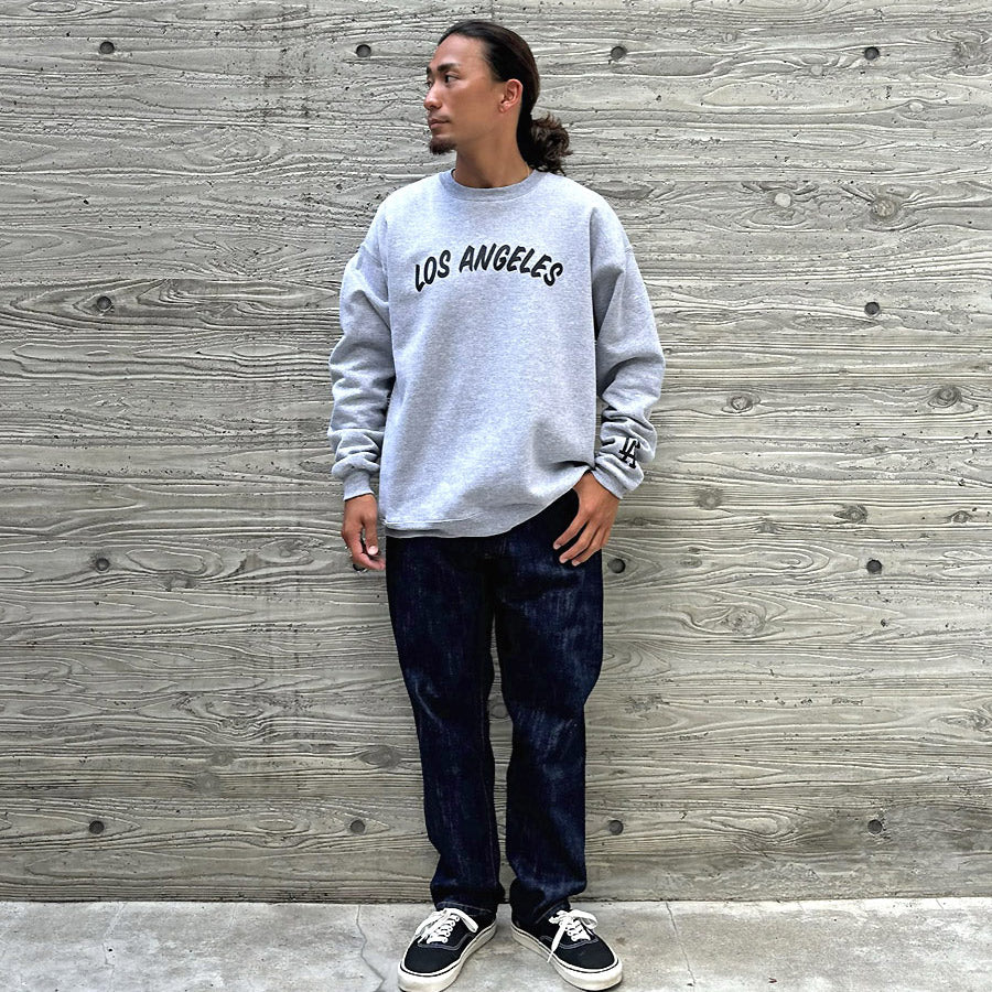 [STANDARD CALIFORNIA]CALIFOLKS Crew Neck Sweat Los Angeles/GRAY(SWCCA128)