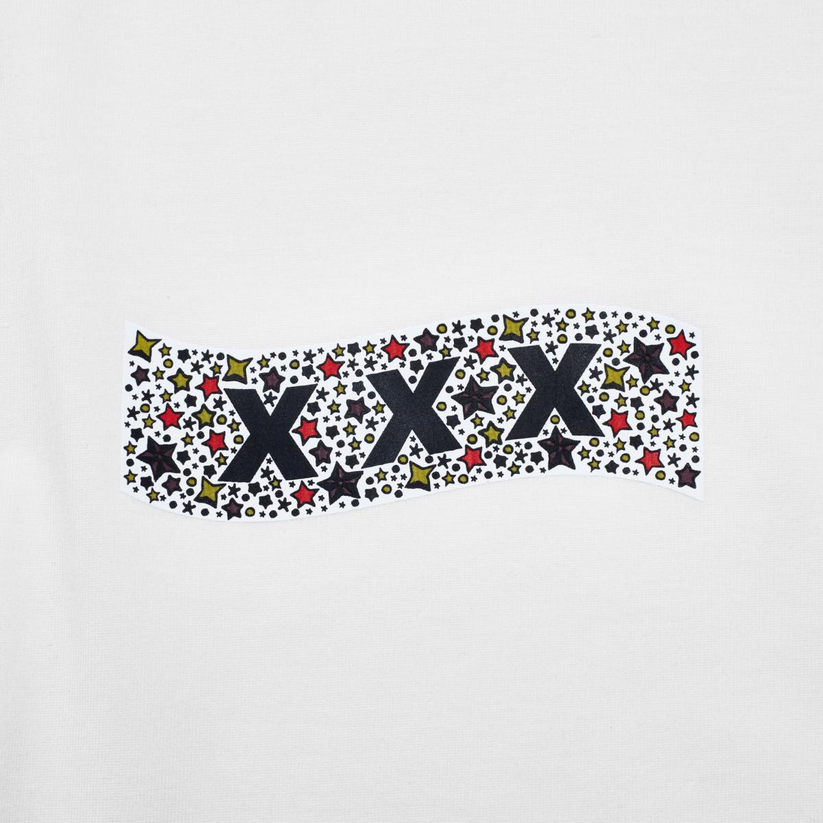 GOD SELECTION XXX]LONG SLEEVE T-SHIRT/WHITE(GX-A24-LT-05