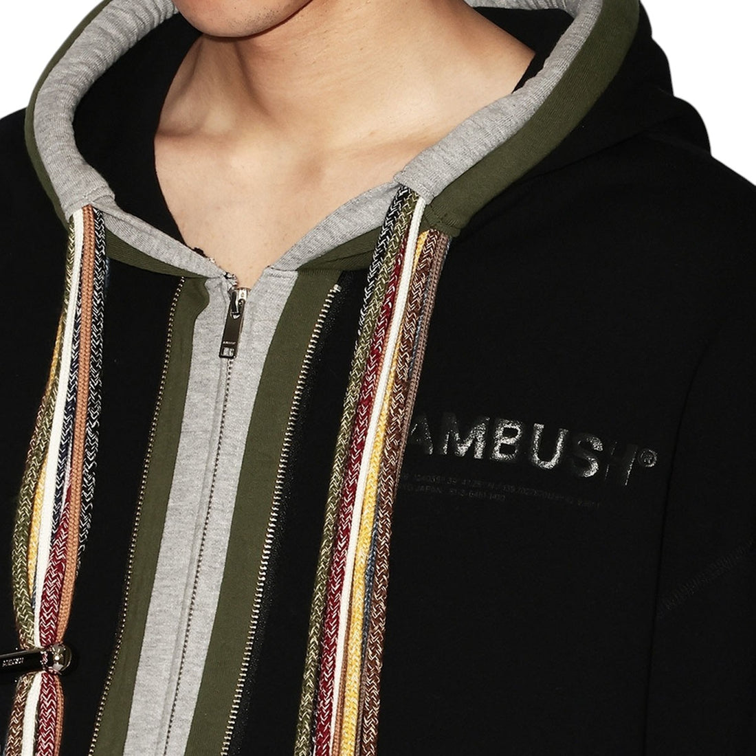[AMBUSH]MULTI CODE HOODIE/BLACK(12115644)