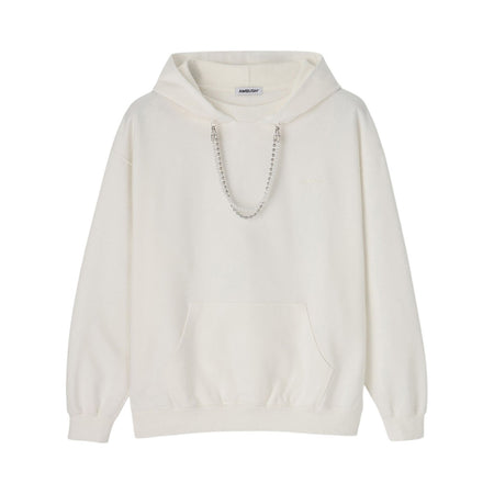 [AMBUSH]BALLCHAIN HOODIE/WHITE(12115645)