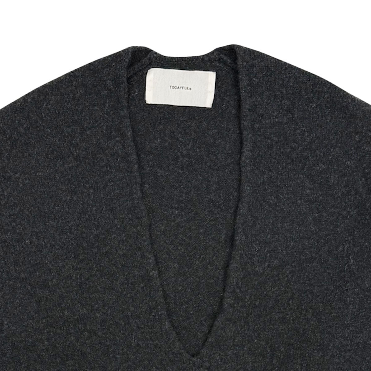 TODAYFUL]Uneck Cashmere Knit/CHACOAL GRAY(12520526) – R&Co.