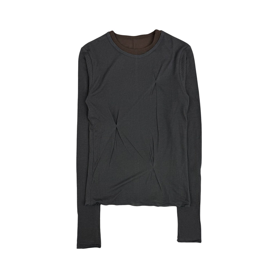 [TODAYFUL]Tuck Layered Long T-shirts/CHACOAL GRAY(12520615)
