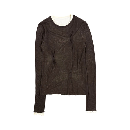 [TODAYFUL]Tuck Layered Long T-shirts/DARK BROWN(12520615)