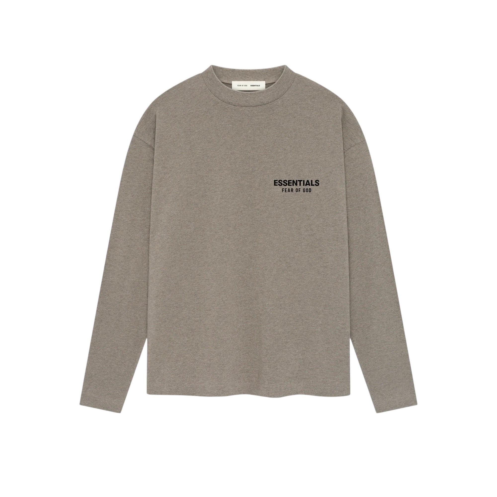 ESSENTIALS]CLASSIC FIT LONG SLEEVE T/HOMESTEAD HEATHER