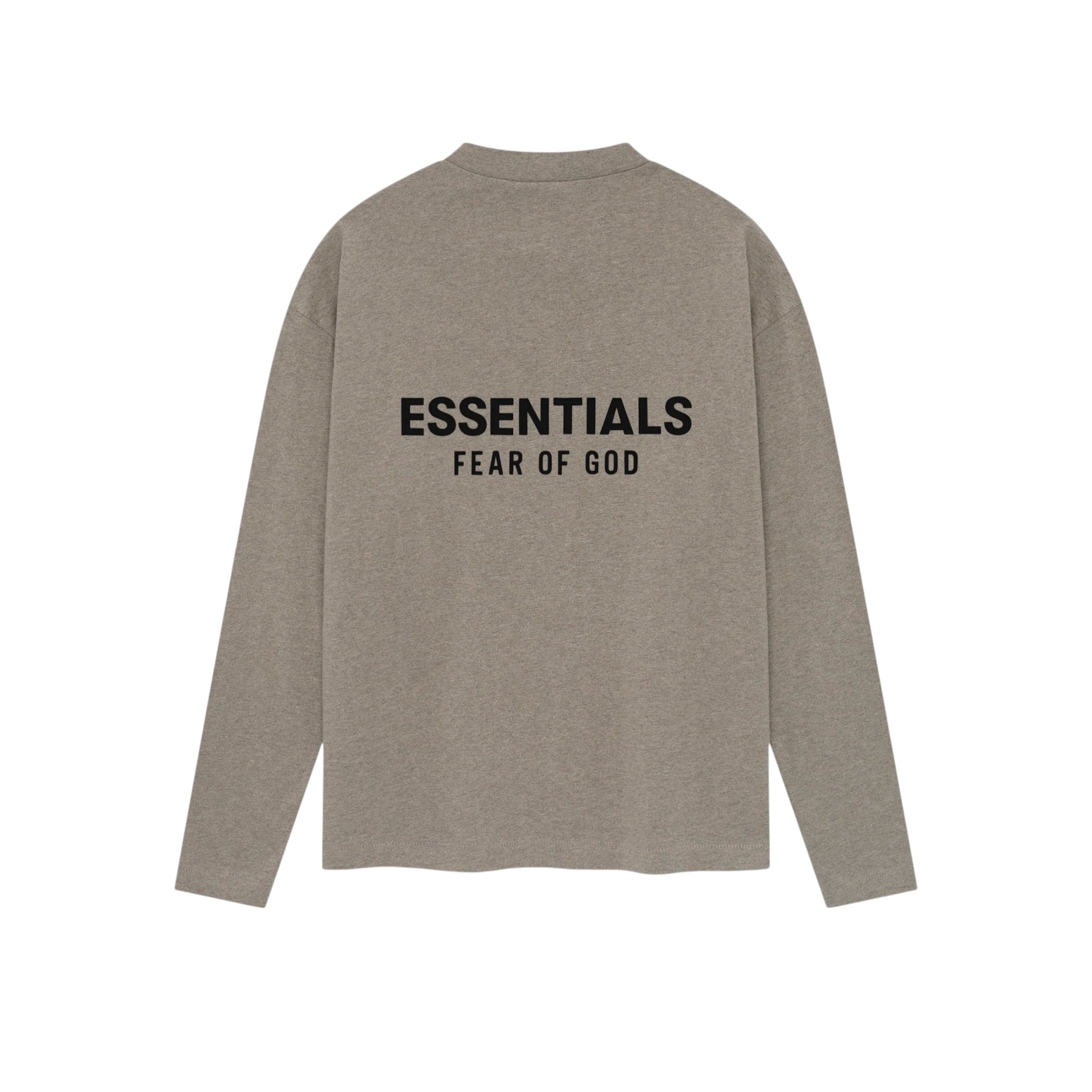 ESSENTIALS]CLASSIC FIT LONG SLEEVE T/HOMESTEAD HEATHER