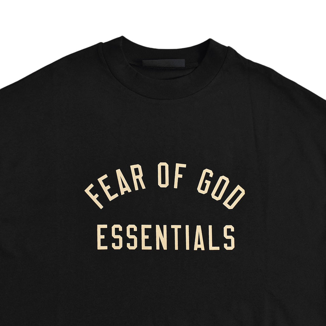 [ESSENTIALS]JERSEY CREWNECK TEE/BLACK(125BT244190F)