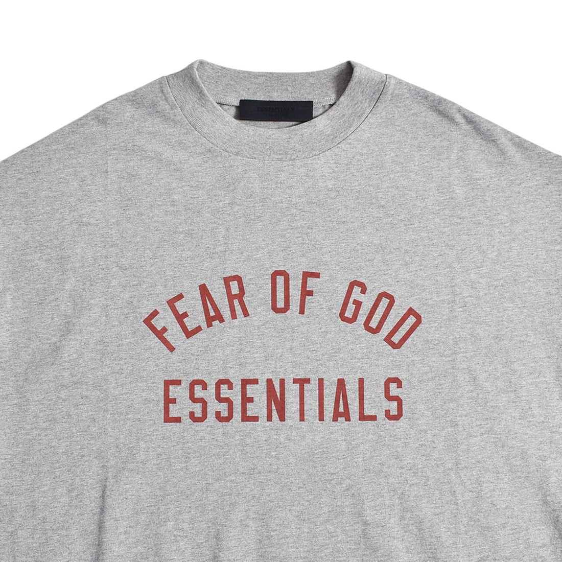 [ESSENTIALS]JERSEY CREWNECK TEE/DARK HEATHER(125BT244191F)