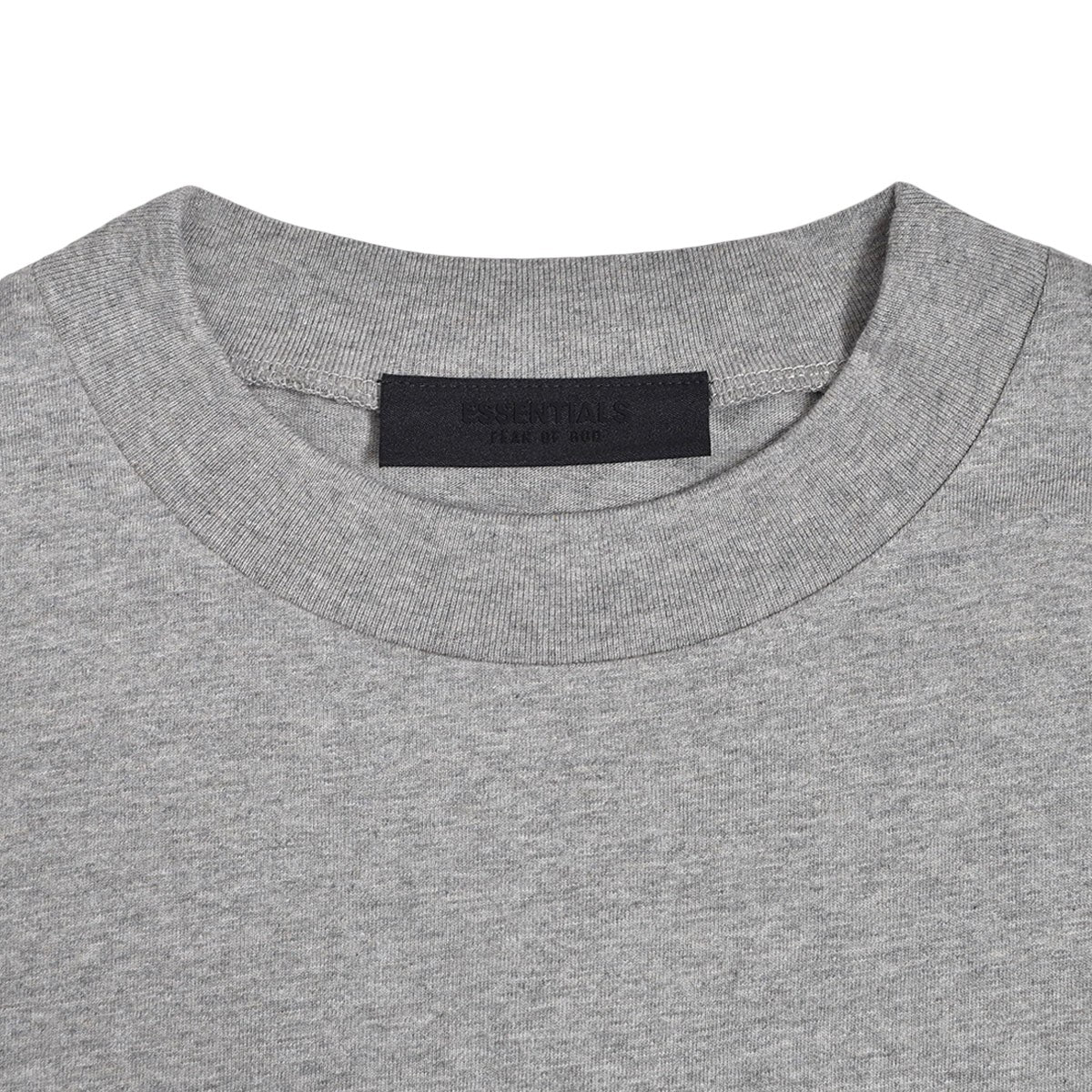 ESSENTIALS]JERSEY LONG SLEEVE TEE/DARK HEATHER(125BT244201F