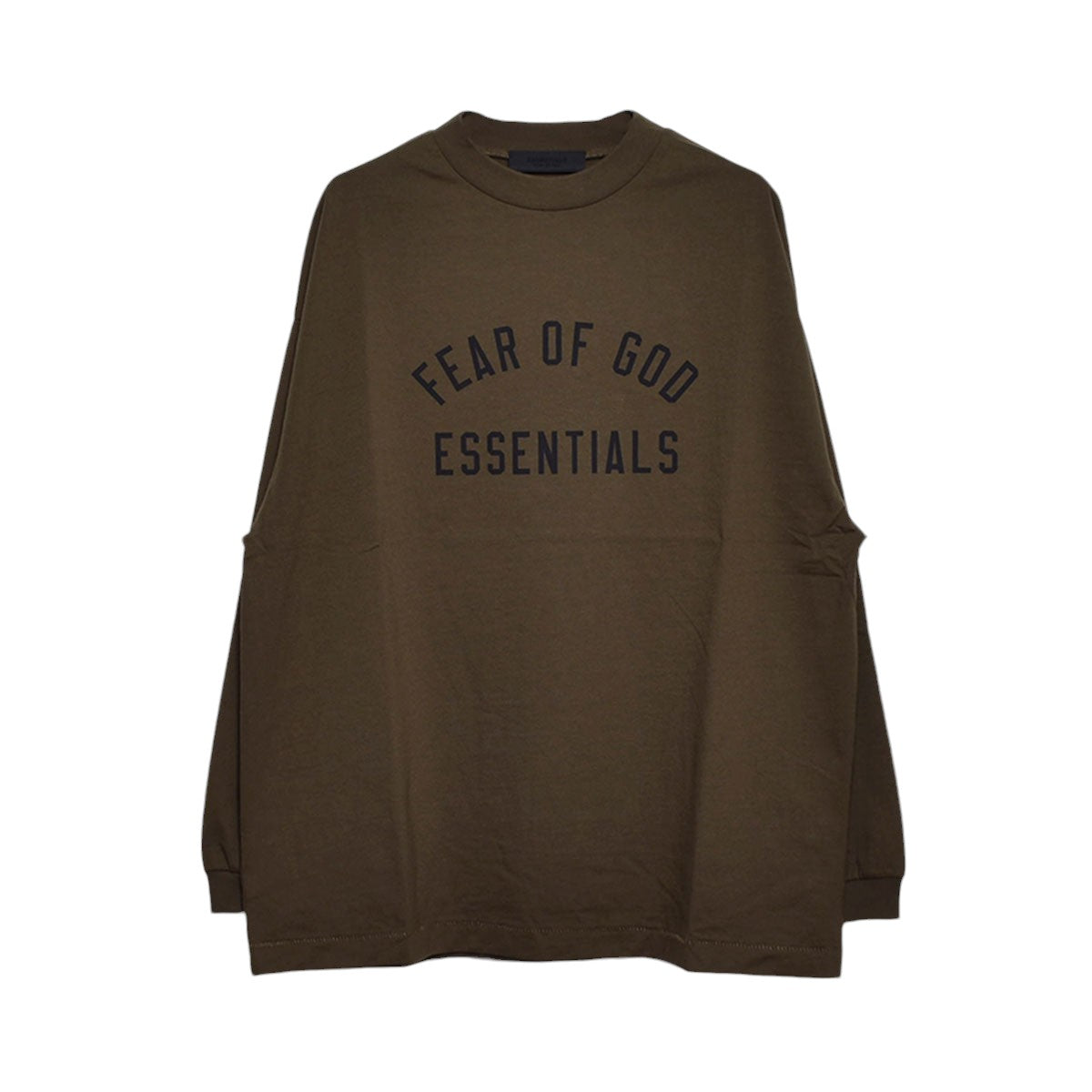 ESSENTIALS]JERSEY LONG SLEEVE TEE/OLIVE(125BT244204F) – R&Co.
