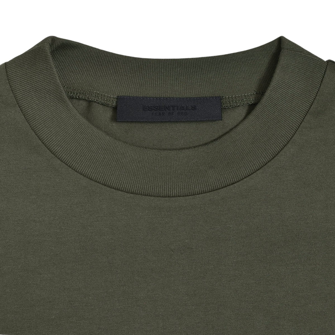 [ESSENTIALS]JERSEY LONG SLEEVE TEE/MILITARY(125BT244205F)