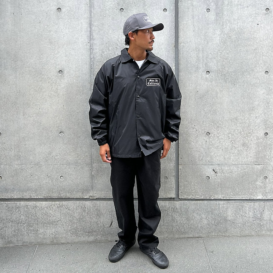 STANDARD CALIFORNIA]CALIFOLKS Patch Coach Jacket/BLACK(OUNLE190
