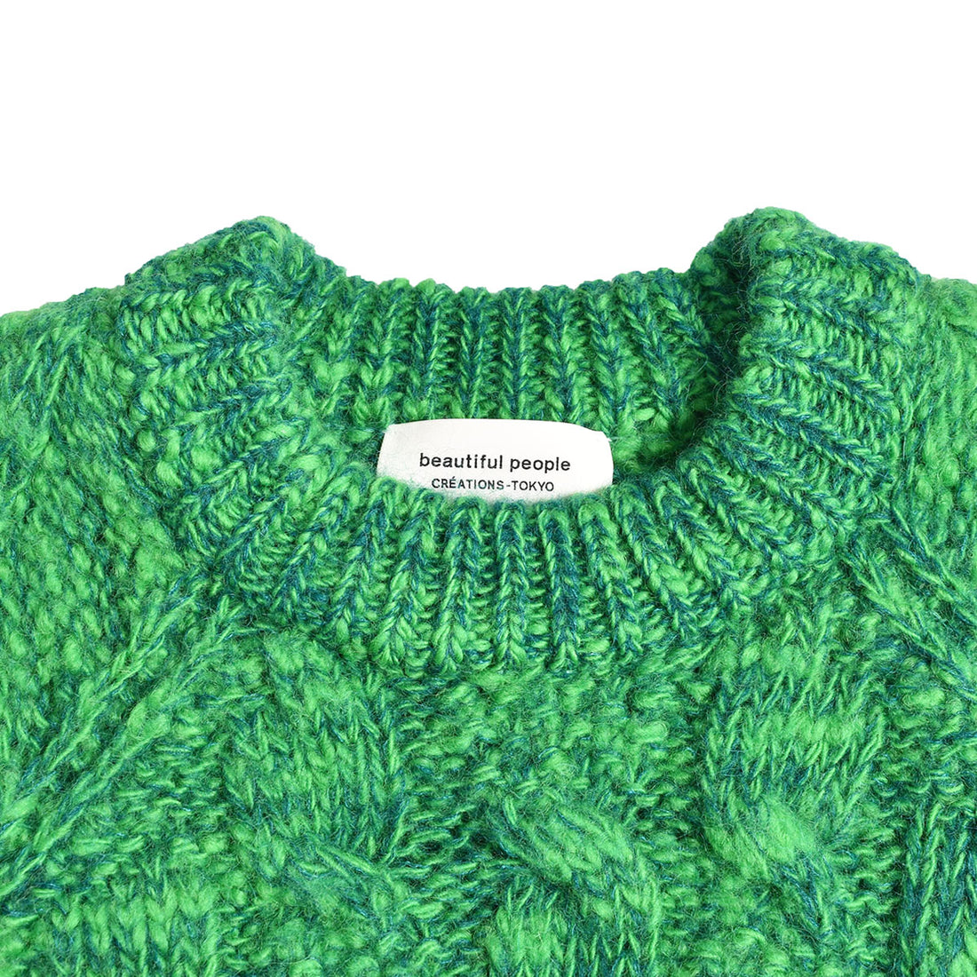 [beautiful people]broccoli alan knitting pullover/GREEN(1335210004)